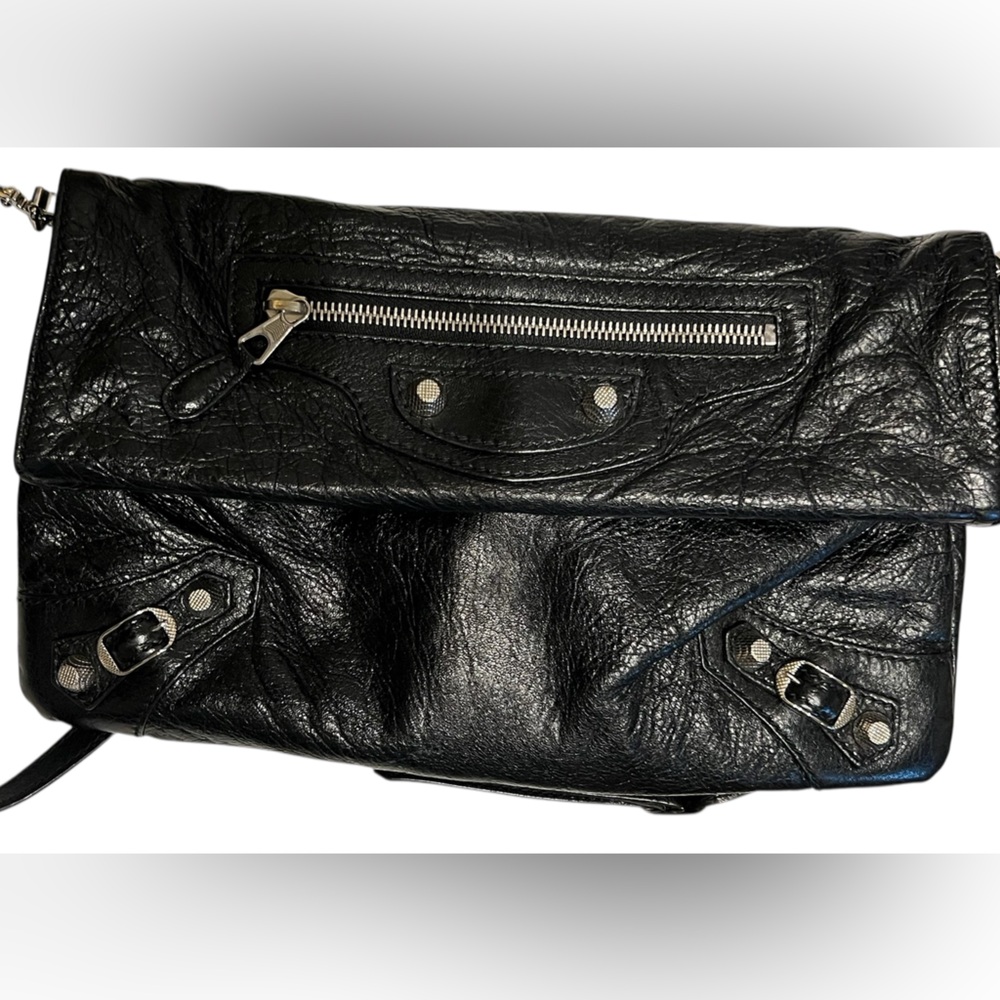 Balenciaga Black Crossbody Bag with Adjustable Strap - Picture 5 of 14